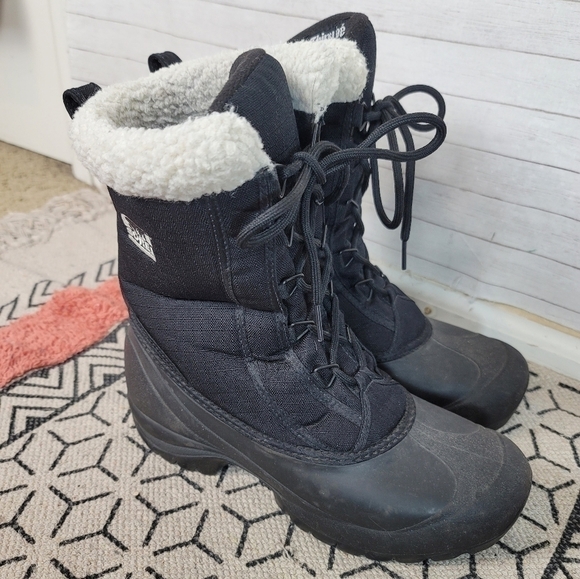 SOREL CUMBERLAND BOOTS IN BLACK, SZ 8 - Picture 6 of 16